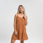 Vestido Rusty Heather Slip Cocoa